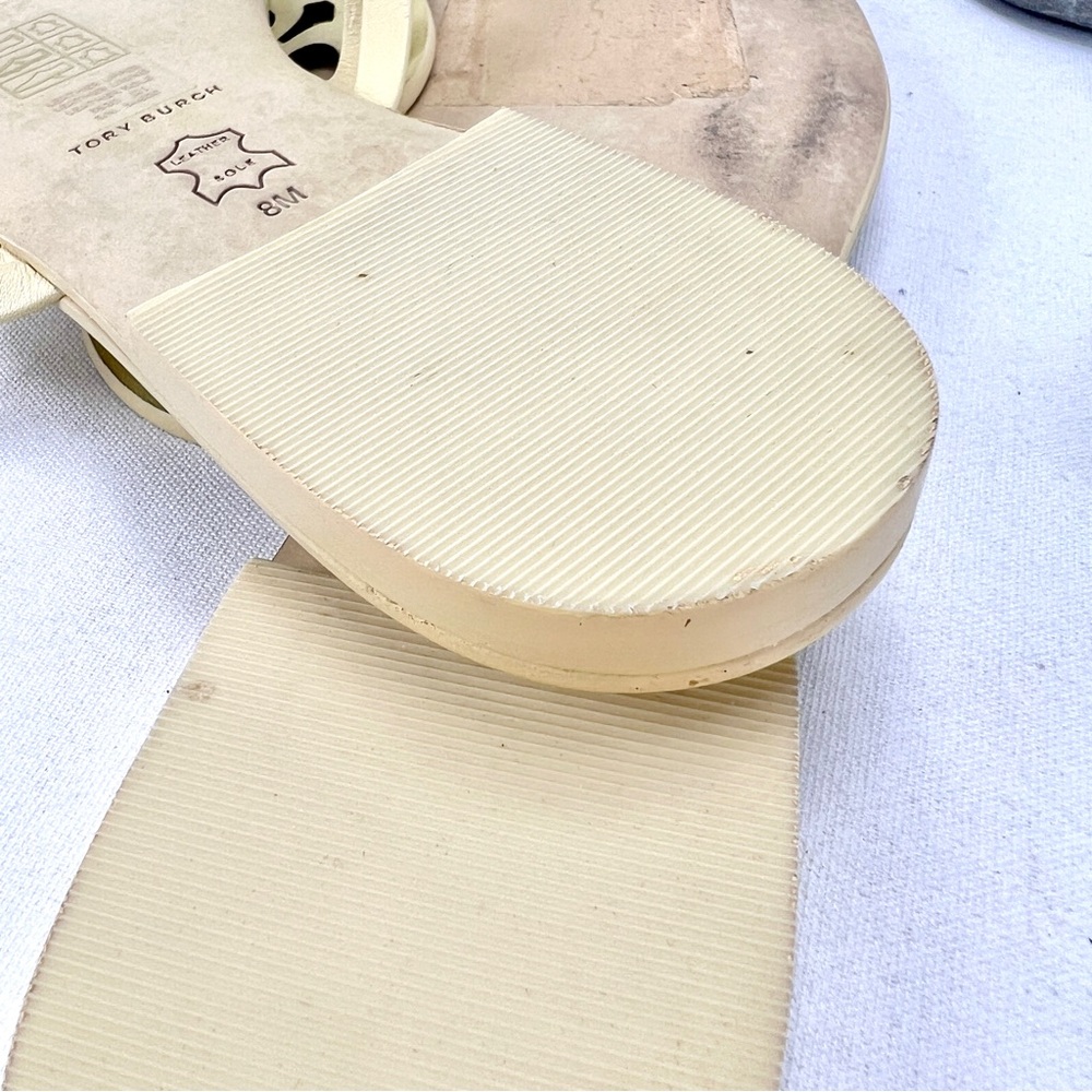 Tory Burch Miller Square-Toe Thong Sandals - Picture 9 of 12